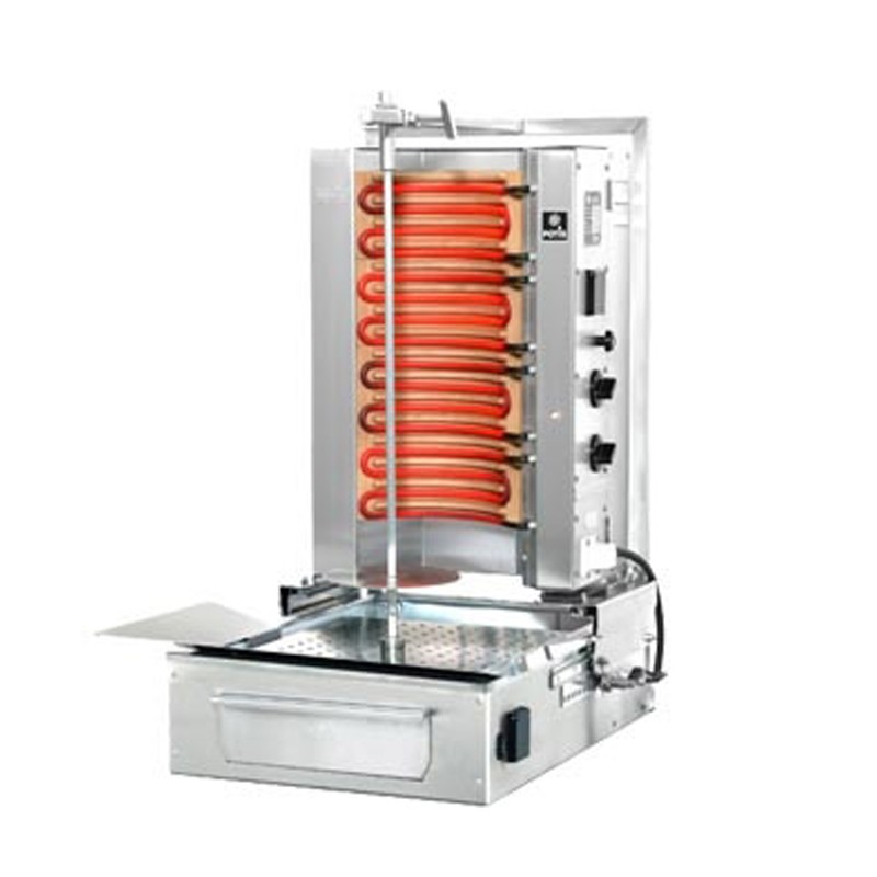 Machine à kebab électrique POTIS 4 zones - capacité 30/40 kg
