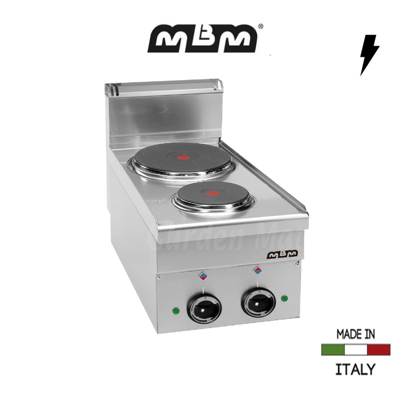 Cuisinière MBM 2 plaques électriques (4,1 Kw) - E26
