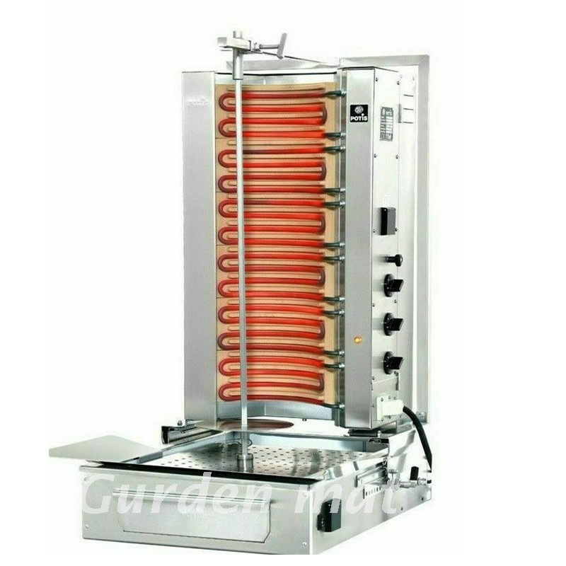 Machine à kebab électrique POTIS à 6 zones - capacité 50 Kg - FE3S