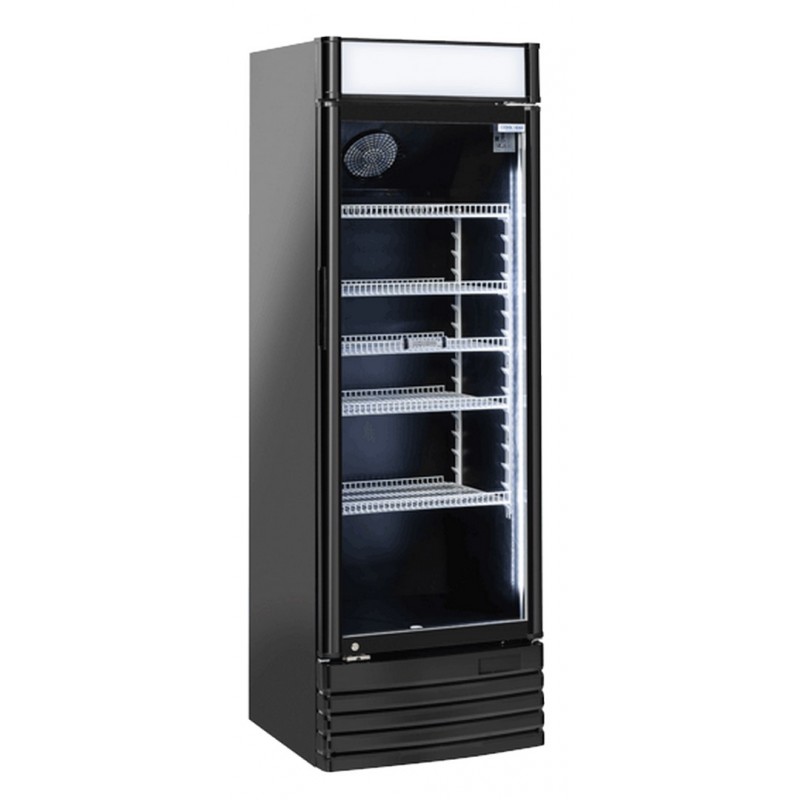 Réfrigérateur à boissons noir pour boissons 1 porte - 300 Litres