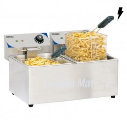 Friteuse électrique 2 x 8 Litres Casselin - Mono 230V