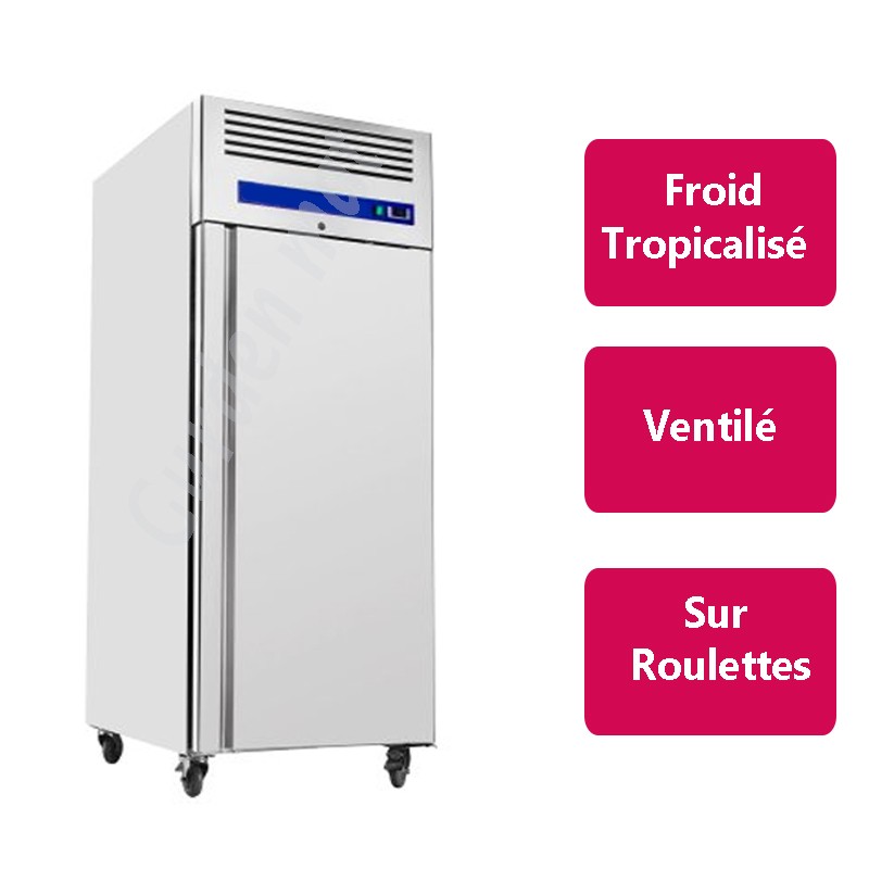 Armoire réfrigérée Inox 1 porte Froid positif - Version compacte